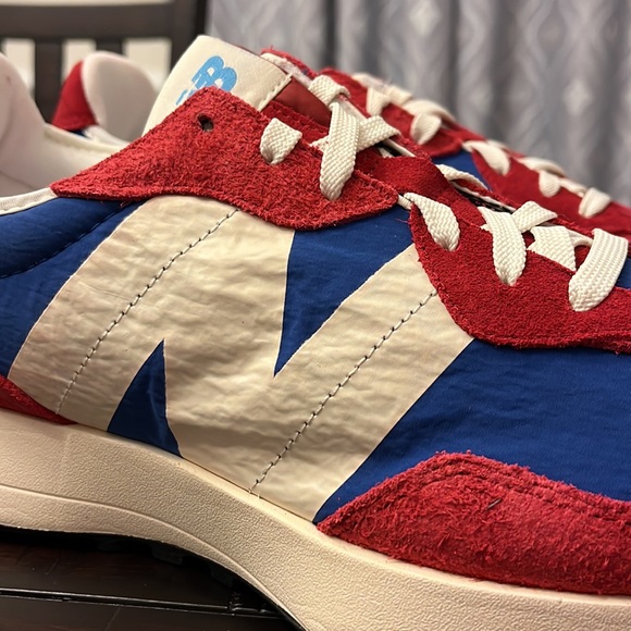 New Balance 327 Lifestyle Shoes Sneakers MS327CH red blue Men’s Size 12 - Picture 8 of 15